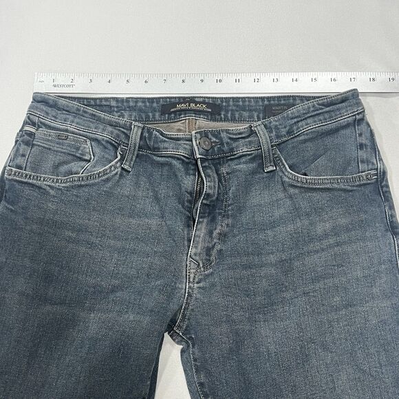Mavi Martin Men Straight Leg Jeans Dark Blue Denim Pants Size 36X30 (34X29) - Picture 12 of 15